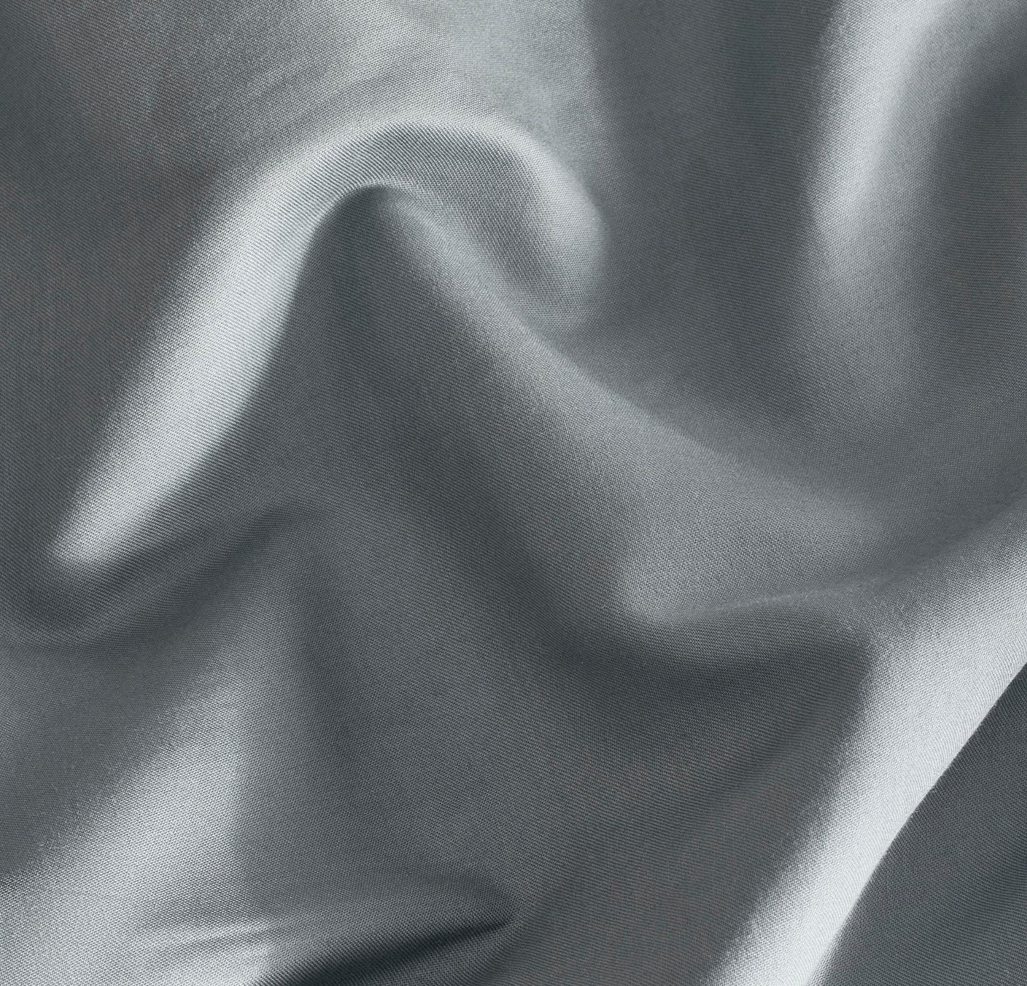 Close up detail of Signature Hemmed Sheet Set in Bluestone