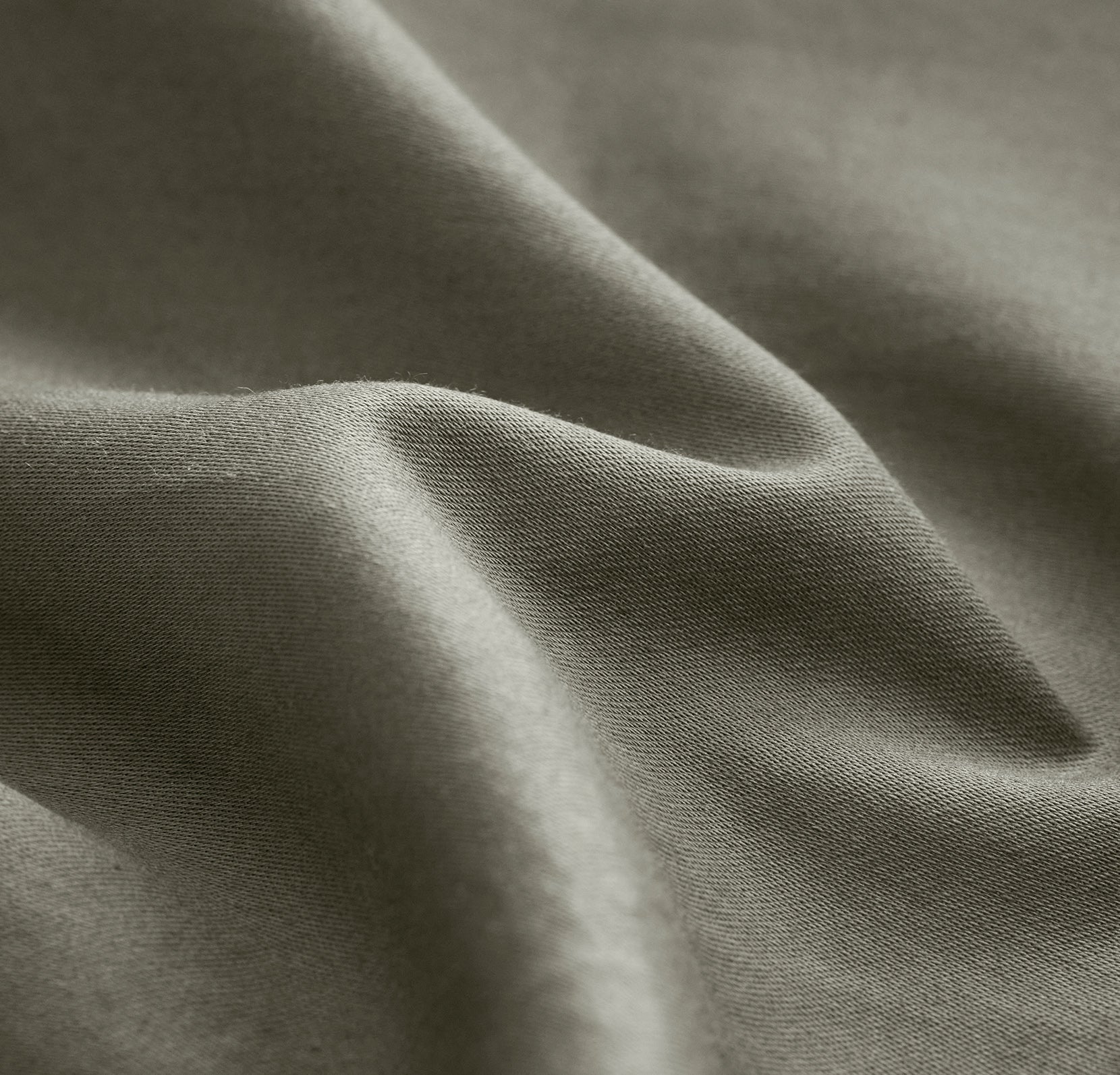 Close up detail of Sheet Set in Juniper